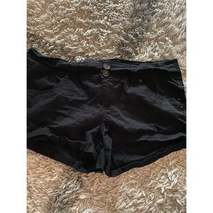 Plus size 3x black stretch shorts
